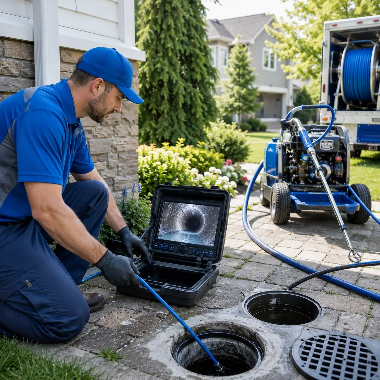 Outdoor drain cleaning professionals serving Pioneer, OH